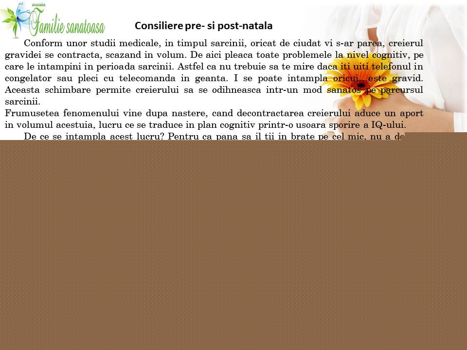 consiliere pre si post natala1